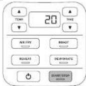 NINJA Airfryer AF100EU - FUNKSJONSKNAPPER - 1