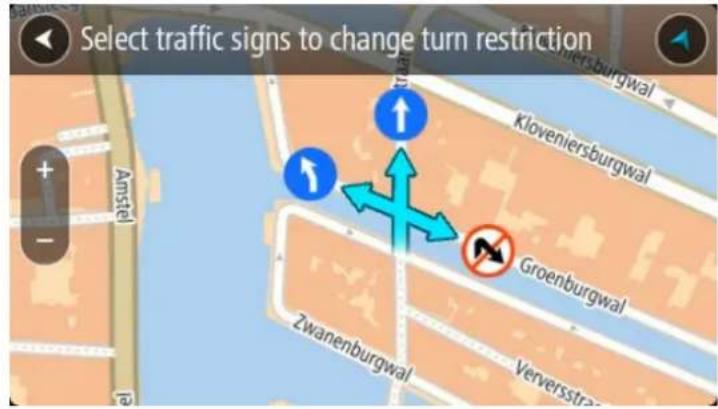 TOMTOM GO Premium 5 - Restriction de direction - 1