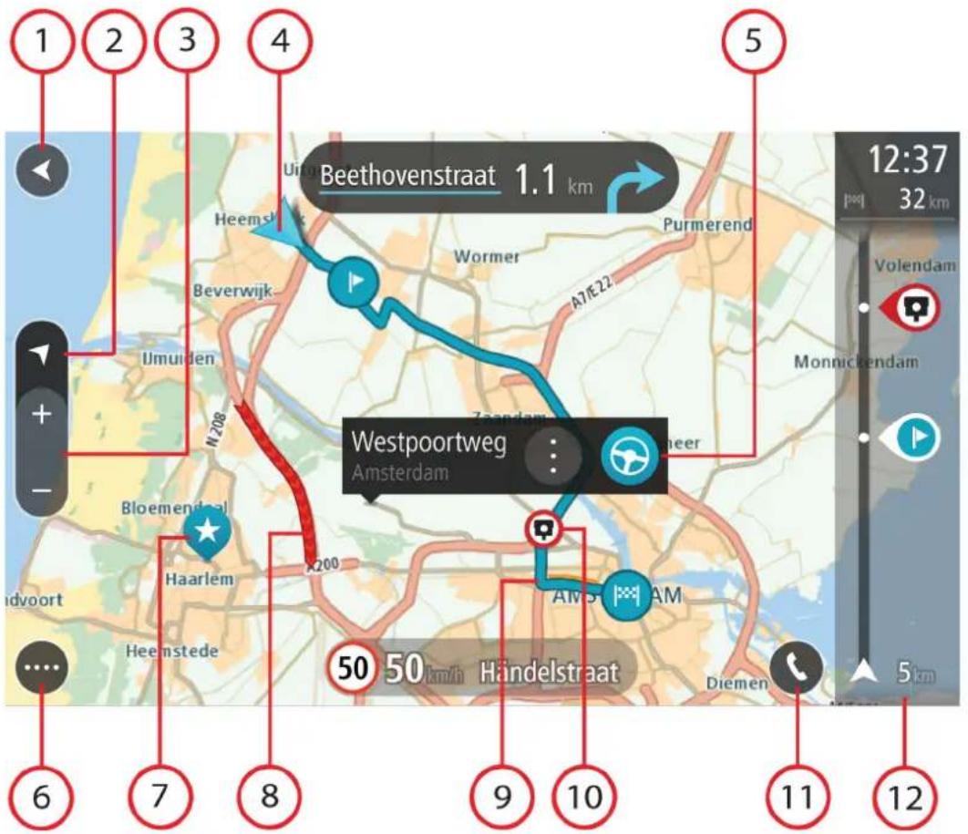 TOMTOM GO Premium 5 - Mode carte - 1