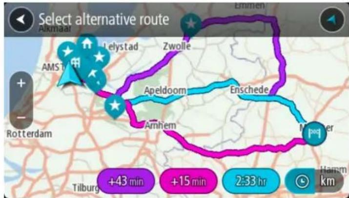 TOMTOM GO Premium 5 - Éviter partie du parcours - 2