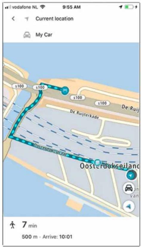 TOMTOM GO Premium 5 - Sélectionnez Aller ici à pied. - 2
