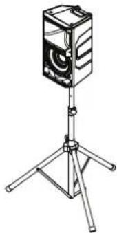 ELECTRO-VOICE ELX20010P - Montage sur pied ou tube - 1