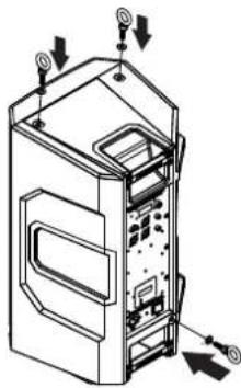 ELECTRO-VOICE ELX20012P - Installation des anneaux de levage - 2