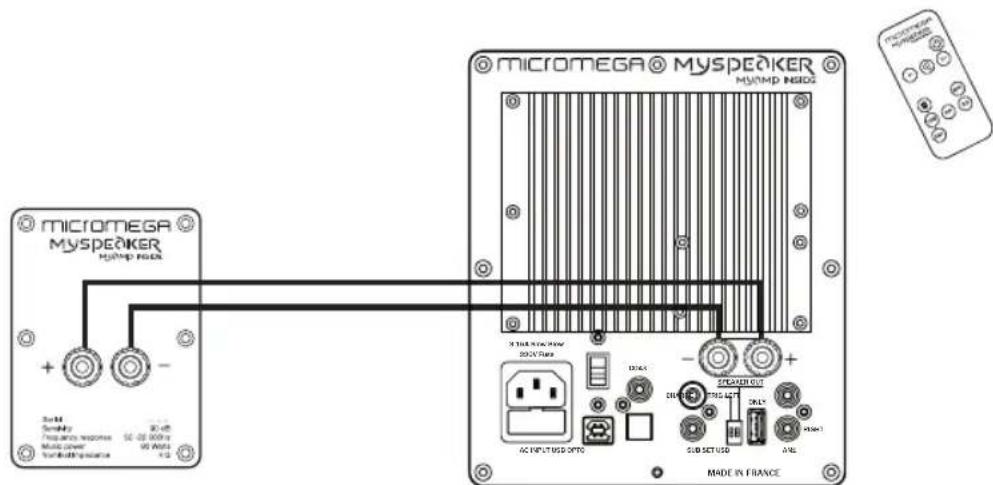 Micromega MySPEAKER MyAMP inside - Raccordements - 1