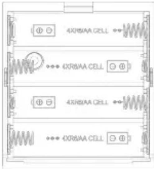 KENWOOD CRM10DABH - Mise en place des piles (non fournies) - 1