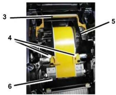 BRADY BBP33 - Instalación del material de impresión - 1
