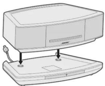 BOSE Wave SoundTouch Pedestal - Collegamento del systemaa alla base - 1