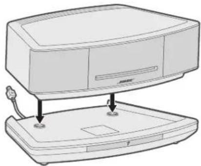 BOSE Wave SoundTouch Pedestal - Het systeem op het voetstuk aansluiten - 1