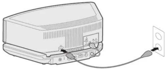 BOSE Wave SoundTouch Pedestal - Conecte o Sistema à alimentação - 1
