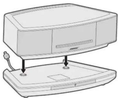 BOSE Wave SoundTouch Pedestal - Conectar el sistema al pedestal - 1
