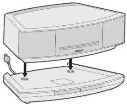BOSE Wave SoundTouch Pedestal - Anschlieben des Systems and den Sockel - 1