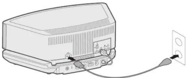 BOSE Wave SoundTouch Pedestal - Het systemd op hetlichtnet aansluiten - 1
