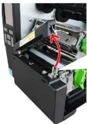 TSC MB240T - Chargement du consommable sans doublure (en option) - 2