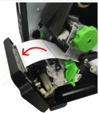 TSC MB240T - Charger les consommables en mode découpage (optionnel) - 1