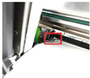 TSC MB240T - Chargement du consommable sans doublure (en option) - 4