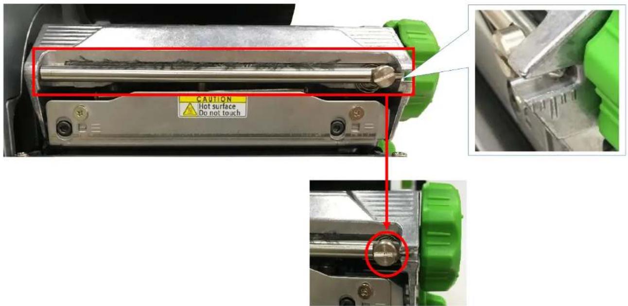 TSC MB240T - Molette de réglage de la tension du ruban - 1