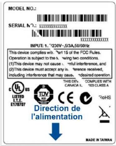 TSC MB240T - Présence de plis partant du coin inférieur droit vers le coin supérieur gauche de l'étiquette - 1