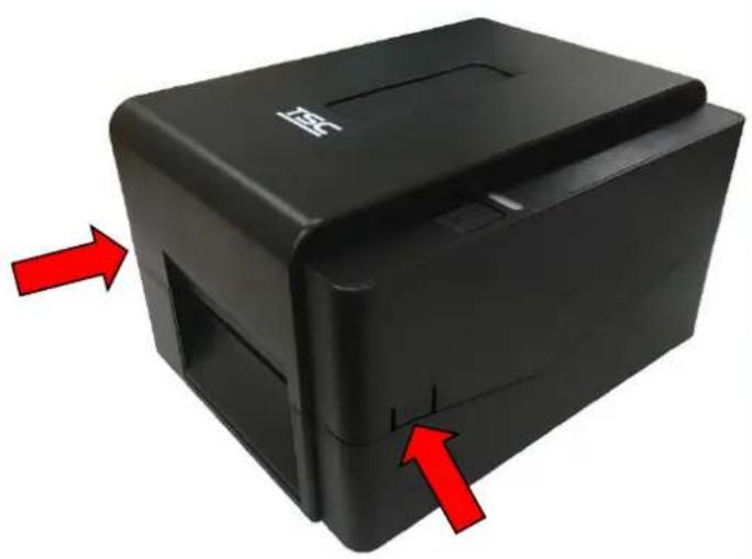 TSC TE200 - Installation du ruban - 1