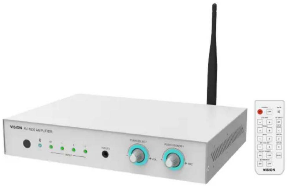 VISION AV1800 - AV-1800 DIGITALE VERSTERKER HANDLEIDING - 1