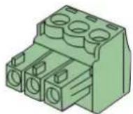 Audac COM108 - Barrette à 3 broches : - 1