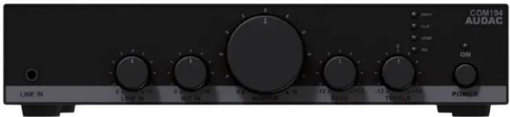 Audac COM108 - Présentation de la face avant - 1