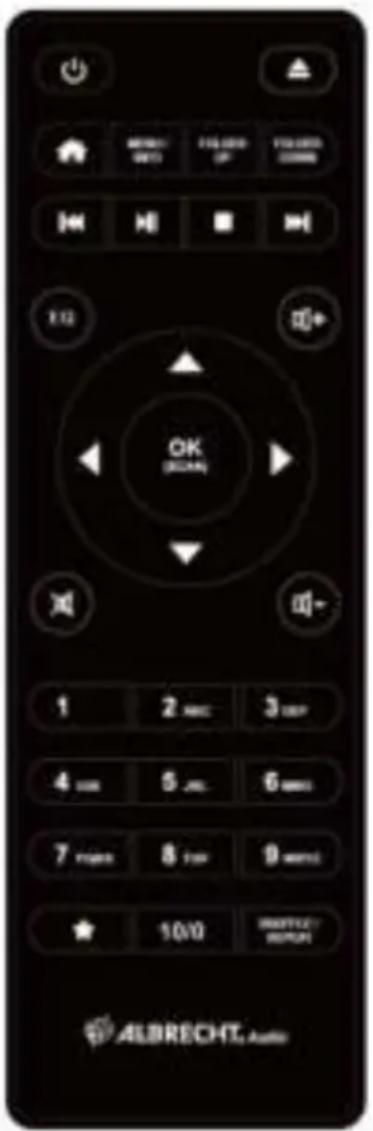 ALBRECHT DR 890 CD - Telecomando - 1