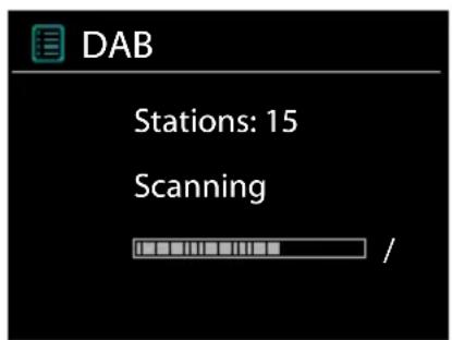 ALBRECHT DR 890 CD - Scanning for DAB stations - 1
