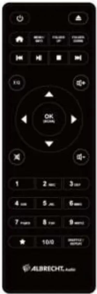 ALBRECHT DR 890 CD - Télécommande - 1