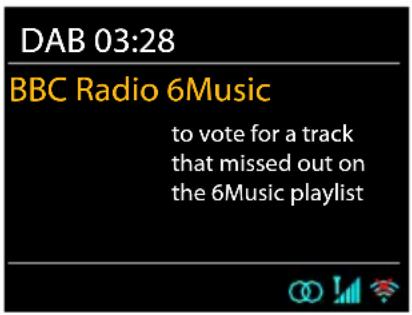 ALBRECHT DR 890 CD - Informazioni display DAB - 1