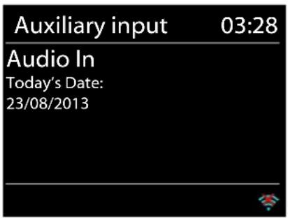 ALBRECHT DR 890 CD - Modo de entrada auxiliar - 1