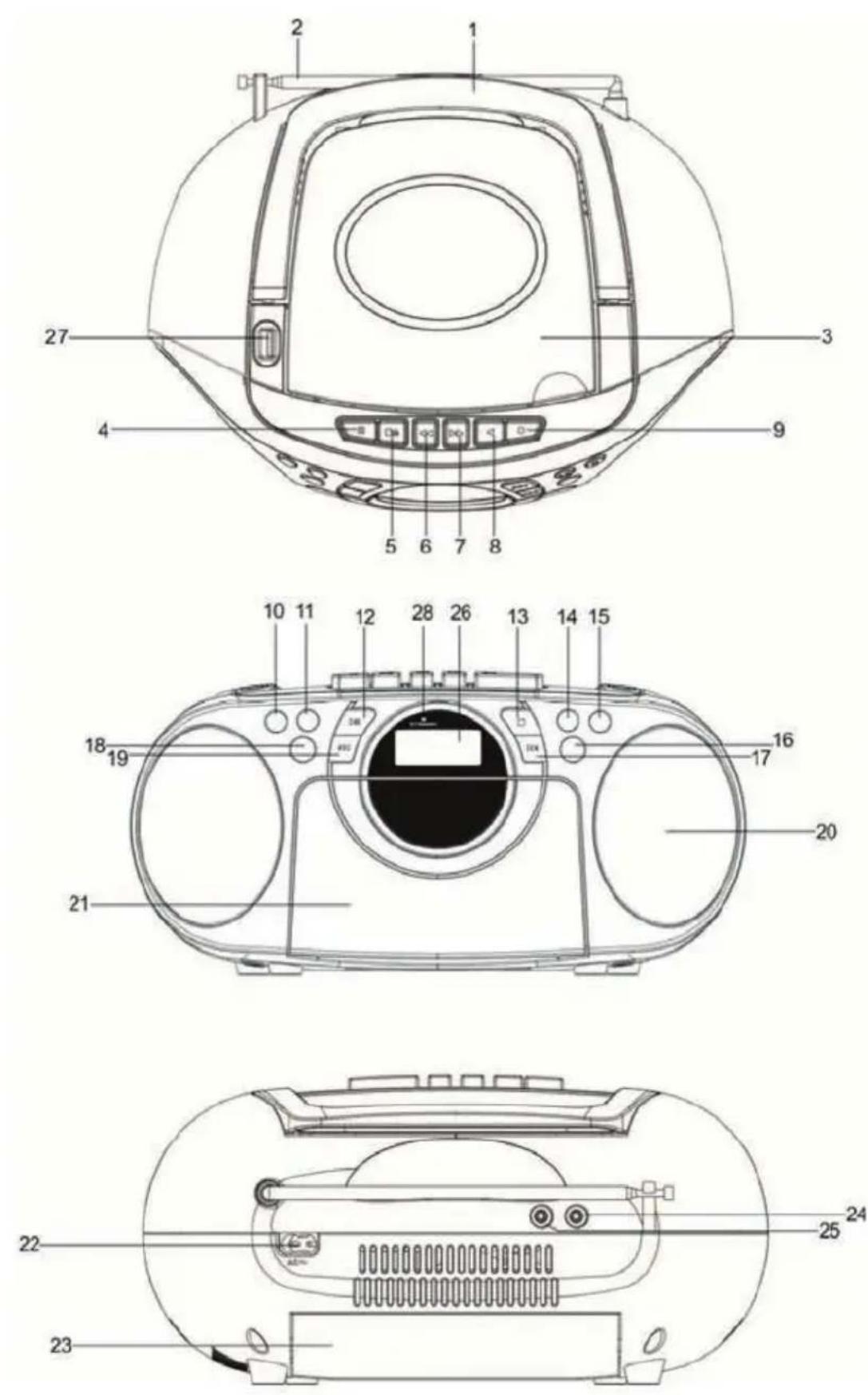 Trevi CMP 572 USB - GENERALI - 1