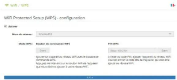 DEVOLO Magic 1 WiFi mini - Activier le cryptage WPS - 1