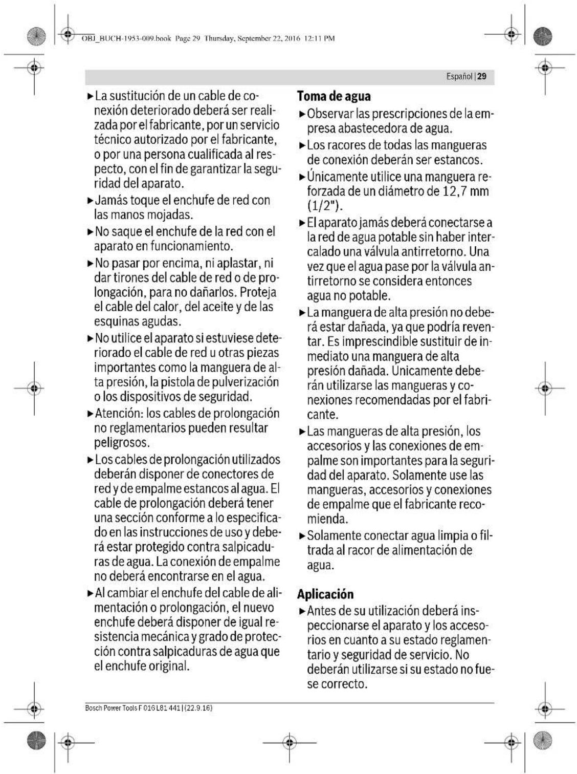 BOSCH AQT 1512+ - Protection de l'environnement - 6