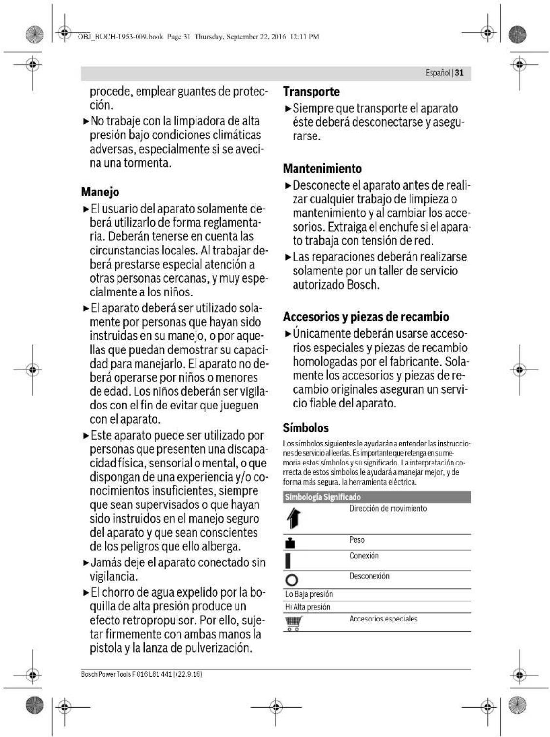 BOSCH AQT 1512+ - Protection de l'environnement - 8