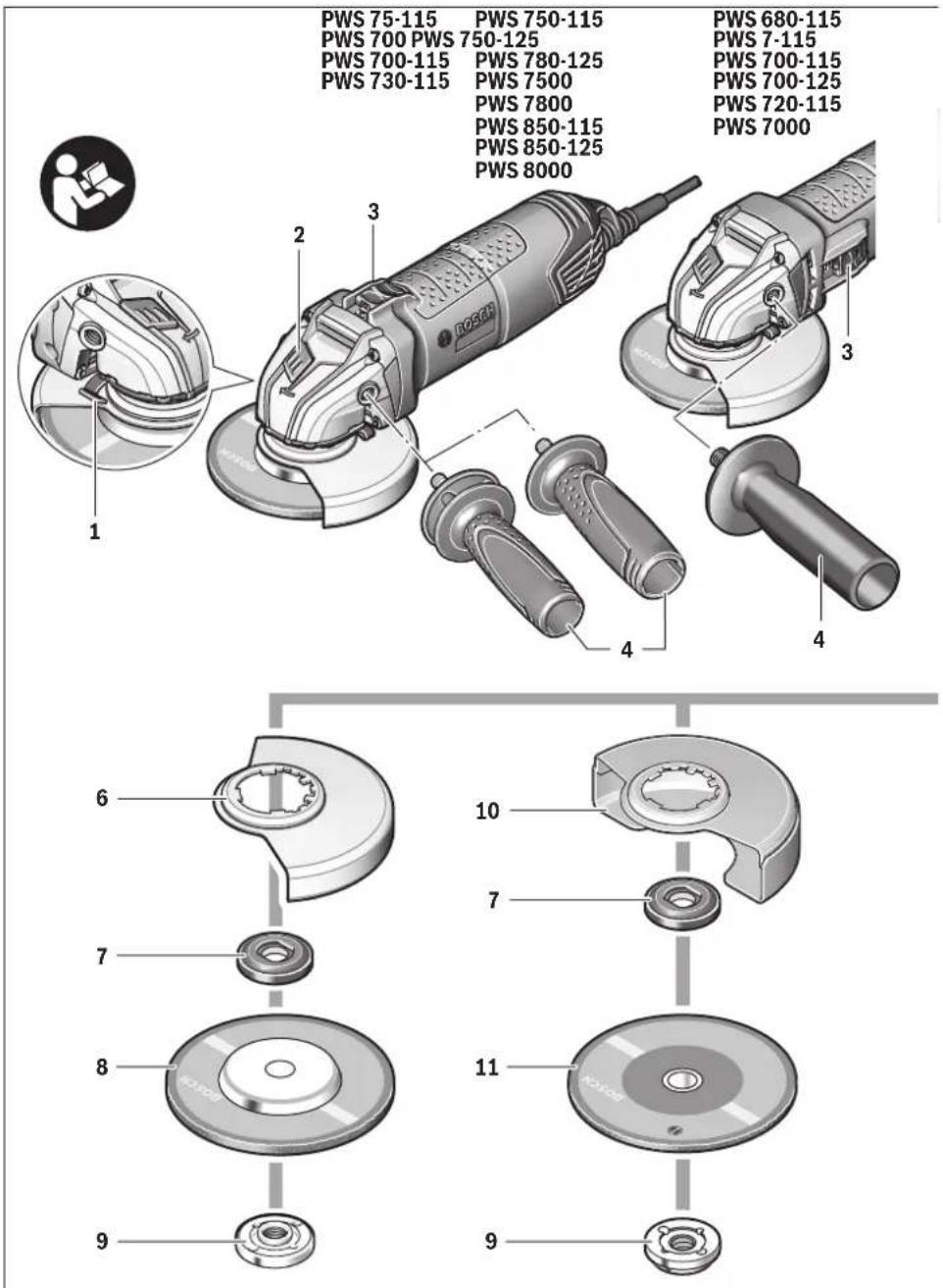 BOSCH PWS 85012 - 8