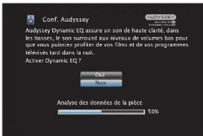 DENON AVRX3400H - Effectuez le paramétrage de Audyssey Dynamic EQ® et Audyssey Dynamic Volume®. - 1