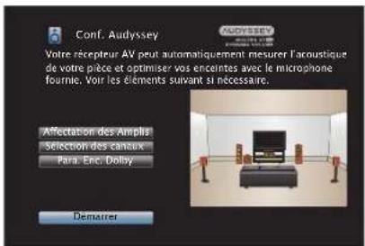 DENON AVRX3400H - Connectez le microphone de mesures et de configuration sur la prise SETUP MIC de cet apparéil. - 3