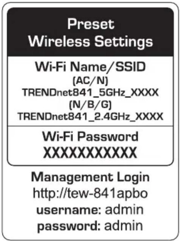 TRENDNET TEW841APBO - Référence rapides - 1