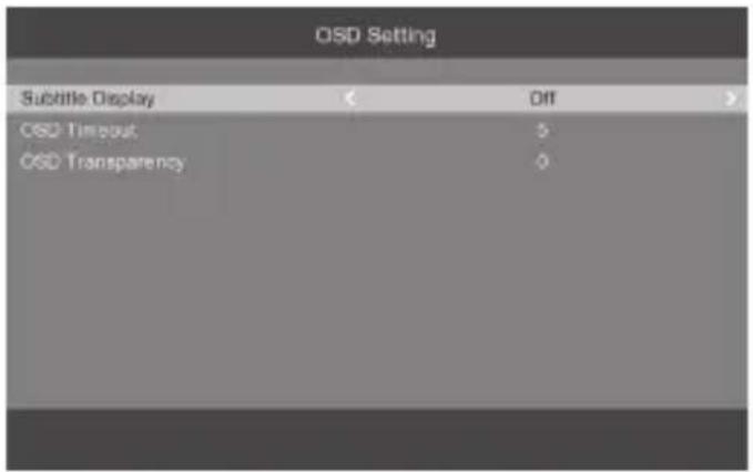 Engel Axil RT0420T2 - Impostazioni OSD - 1