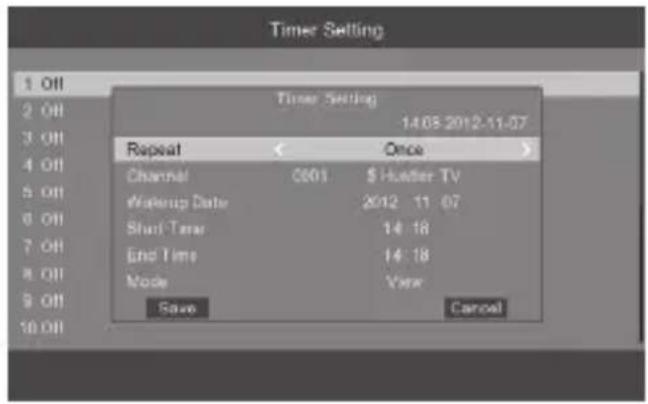Engel Axil RT0420T2 - Impostazioni Timer - 2