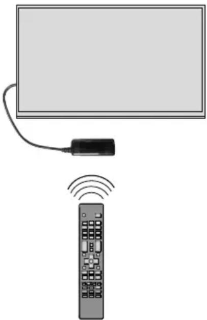 TOSHIBA TDP493 - Connexion du récepteur IR - 1