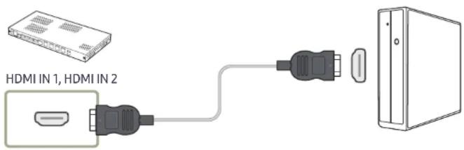 SAMSUNG SBBSNOWJ3U - Connexion à l'aide d'un câble HDMI - 1