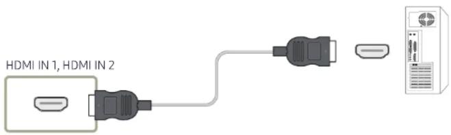 SAMSUNG SNOW1810U - Connexion à l'aide d'un câble HDMI - 1