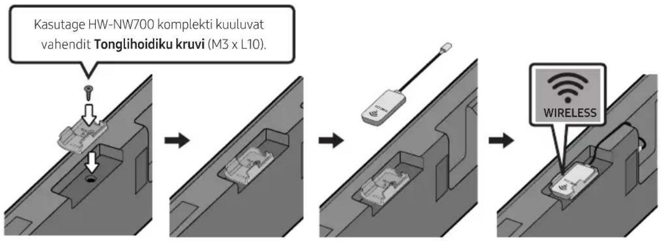 SAMSUNG HWNW700 - SOUNDBARI ÜHENDAMINE SEADMEGA SWA-9000S (MÜÜGIL ERALDI) - 2