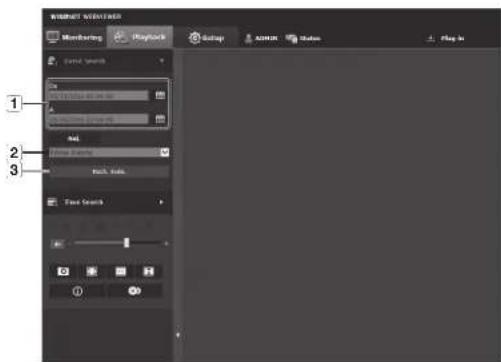 Hanwha XNP6370RH - LIRE LA VIDÉO ENREGISTREE (VISUALISEUR AVEC PLUG-IN) - 2
