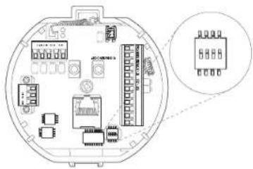 Hanwha XNP6370RH - Configuration des protocoles et des commutateurs DIP d'ID - 1
