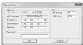 Hanwha XNP6370RH - Configuration réseau manuelle - 2