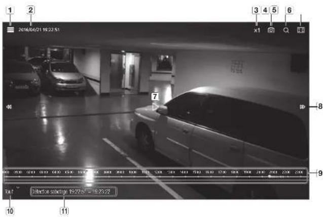 Hanwha XNP6370RH - Afin de lire le contenu après une recherche par événement - 2