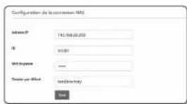 Hanwha XNP6370RH - écran de configuration - 1