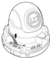 Hanwha XND6085 - Connexion audio / alarme - 3